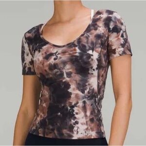 Lululemon shirt tie dye short sleeve